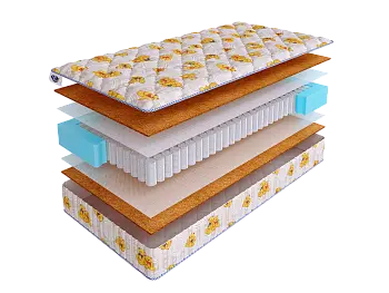Детский матрас с независимыми пружинами SkySleep KIDDY Cocos TFK