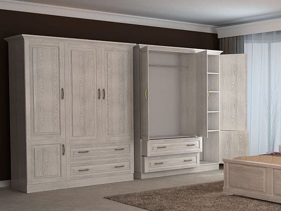 Шкаф №3 (бук/лдсп), 3 створки 2 (фото)