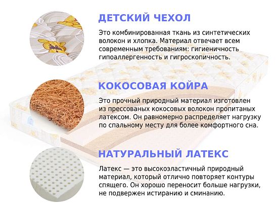 Детский матрас Sleep A Lot TREY Ostly 2 (фото)