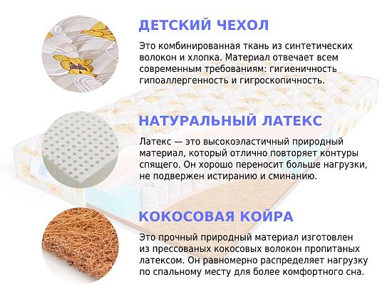 Детский матрас Sleep A Lot TREY Ready S500 min 2 (фото)