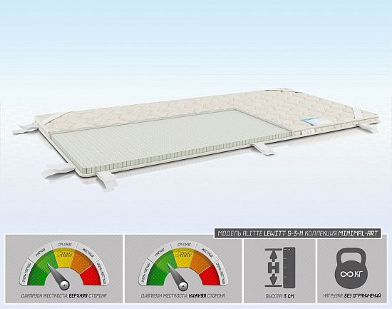 Ортопедический наматрасник LeWitt S-3-N 1 (фото)