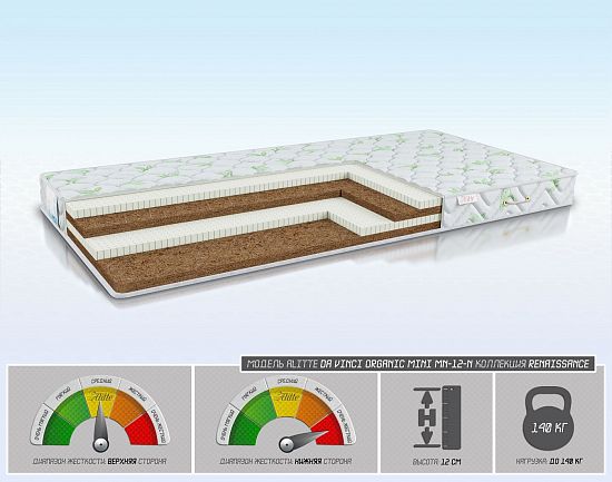 Матрас Da Vinci organic Mini MH-12-N 1 (фото)